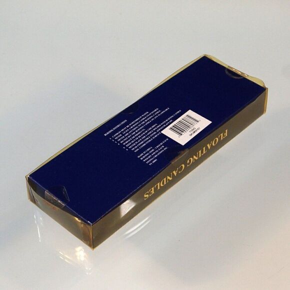 Vintage Stonia Creation Inc Floating Candles Christmas Snowflakes Set Of 3 - Picture 3 of 5